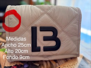 Bolso Bimba y Lola Beige Acolchado