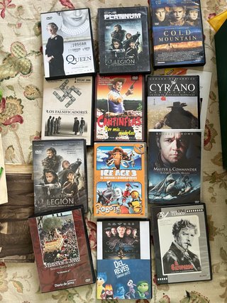 Lote Películas DVD Varias