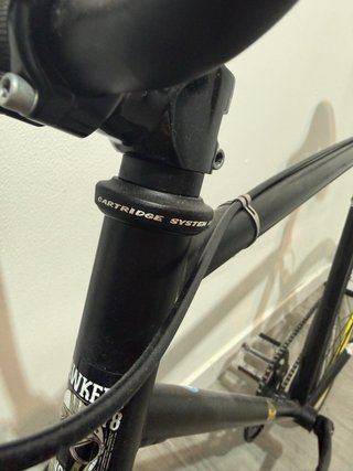 Bici Fixie Negra y Amarilla