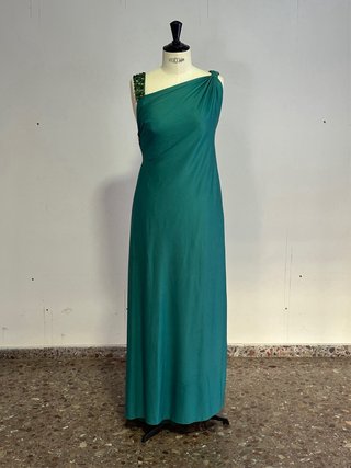 Vestido Pedro Rodríguez Vintage Años 60 Verde