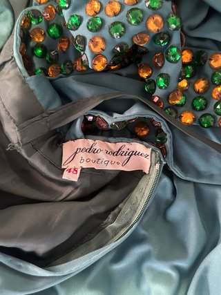 Vestido Pedro Rodríguez Vintage Años 60 Verde