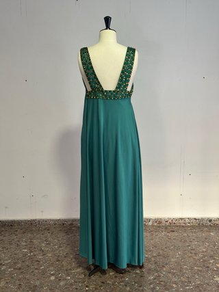 Vestido Pedro Rodríguez Vintage Años 60 Verde
