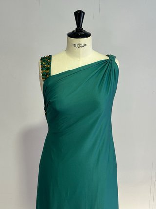 Vestido Pedro Rodríguez Vintage Años 60 Verde
