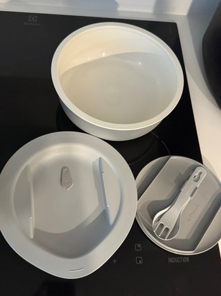 Porta pranzo Guzzini grigio/bianco