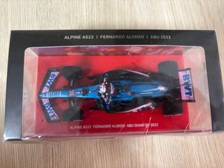 Alpine A522 Fernando Alonso Abu Dhabi GP 2022.