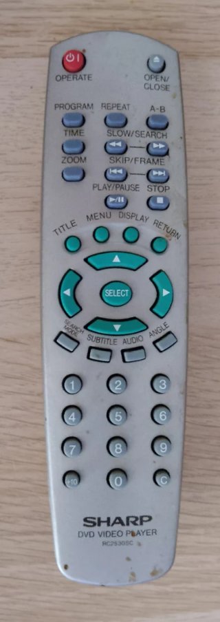 Reproductor DVD Sharp