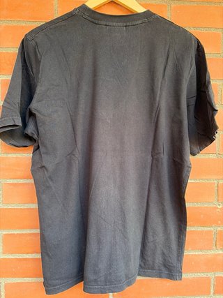 Camiseta Fila Negra Logo Pequeño