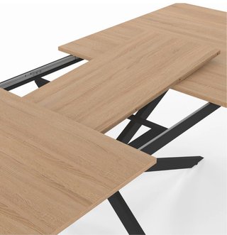 Mesa comedor extensible 120-160 cm 4-8 personas