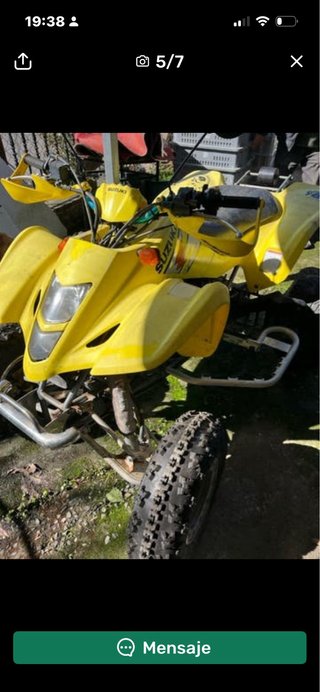 Suzuki LTZ 400 Quad Amarillo