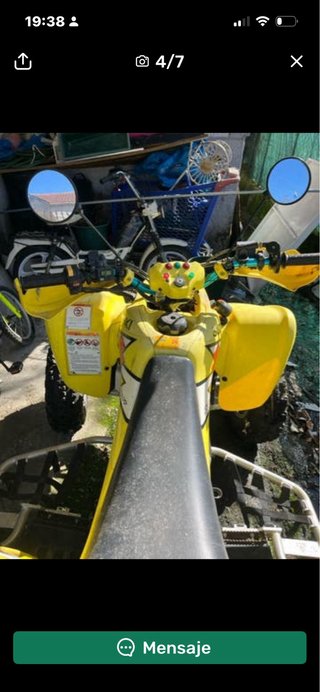 Suzuki LTZ 400 Quad Amarillo
