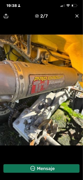 Suzuki LTZ 400 Quad Amarillo