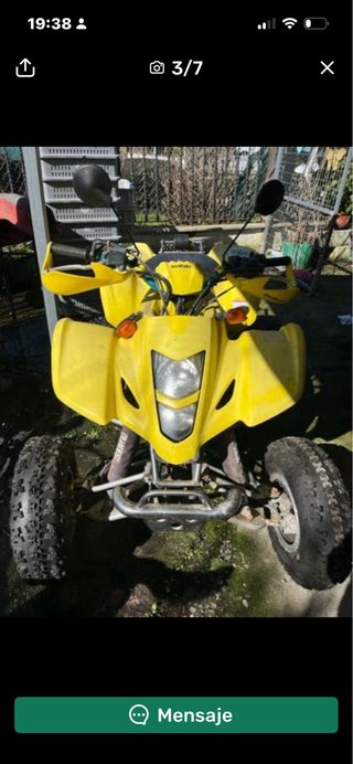 Suzuki LTZ 400 Quad Amarillo