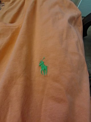 Camiseta Polo Ralph Lauren Azul y otra naranja