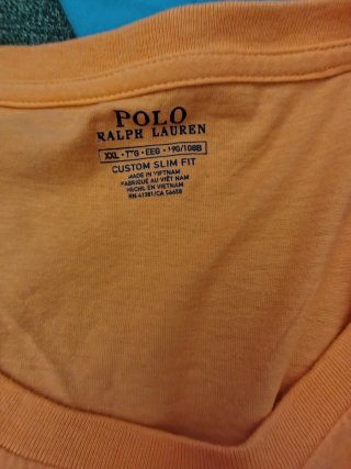 Camiseta Polo Ralph Lauren Azul y otra naranja