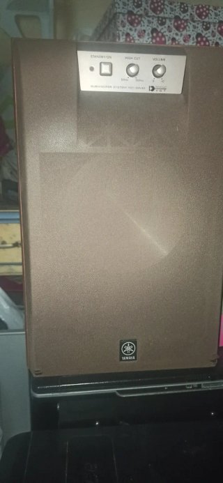 subwoofer yamaha amplificado . Averia.