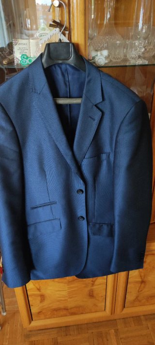 Giacca azzurra da uomo