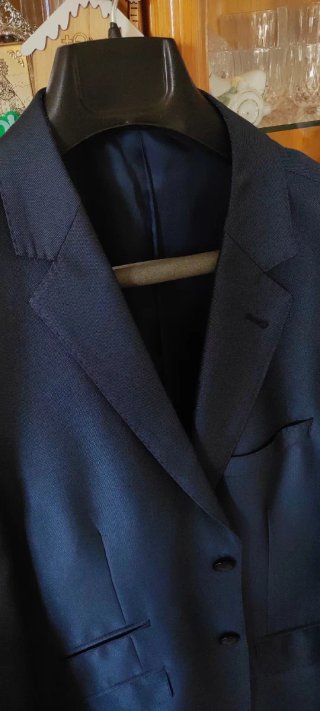 Giacca azzurra da uomo