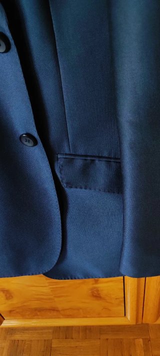 Giacca azzurra da uomo
