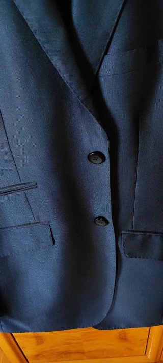 Giacca azzurra da uomo