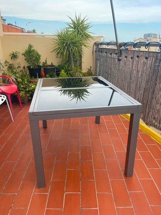 Set Mesa y Sillas Terraza Plástico