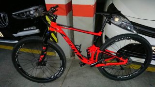 Bicicleta MTB Giant Anthem Roja Talla M