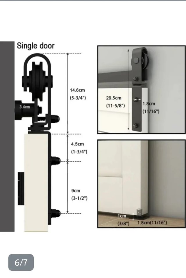 Guia Riel Porta Corrediça TSMST 92cm