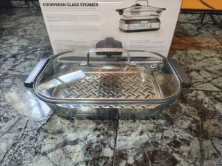 Cuisinart Vaporera Vidrio Profesional Digital