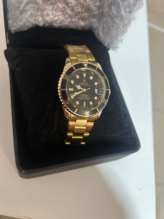 Reloj Rolex Submariner Dorado Negro