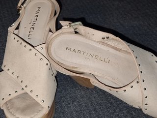 Sandalias Martinelli Beige Tacón