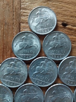Monedas 5 y 10 Céntimos - Colcio El jinete Ibérico
