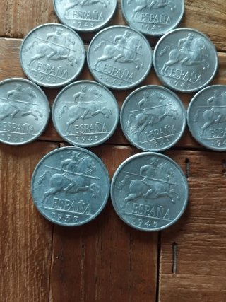 Monedas 5 y 10 Céntimos - Colcio El jinete Ibérico