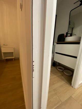 Puertas de madera blanca