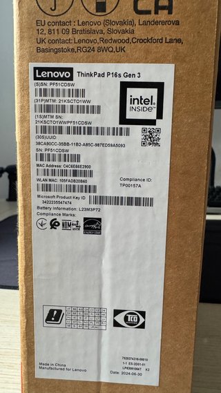 Lenovo ThinkPad P16 Gen 3