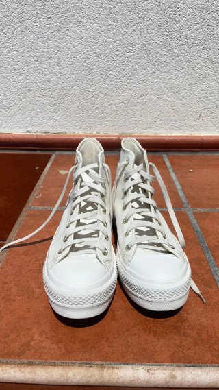 Converse Blancas Mujer Talla 40