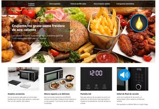 Horno Microondas Air Fryer Medion 25L