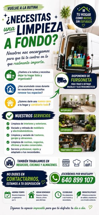 Servicio de limpieza