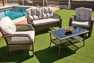 Conjunto Muebles Terraza Jardín Nuevo