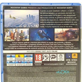 GRAND THEFT AUTO V SONY PS4