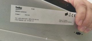 Placa Vitrocerámica Inducción Beko BBSE12340XD
