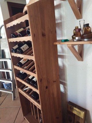 Botellero de madera Bodegas Franco-Españolas