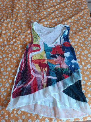 Camiseta Tirantes Desigual Multicolor Talla S