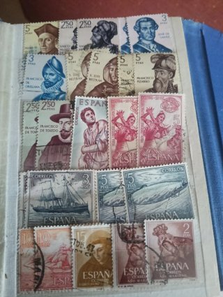 Álbum Muestrario Sellos Azul