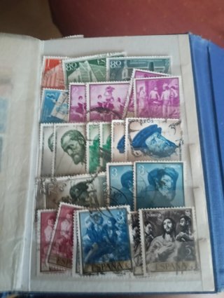 Álbum Muestrario Sellos Azul
