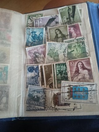 Álbum Muestrario Sellos Azul