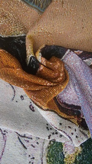 Arazzo Jacquard con Fiori 130×160