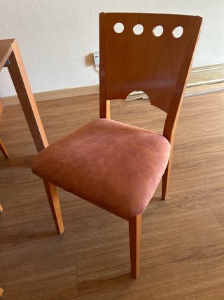 Conjunto comedor madera