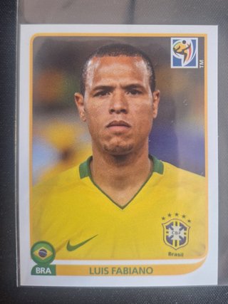 Cromo Panini Sudáfrica 2010 Luis Fabiano
