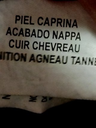 Cazadora de piel negra talla S. Precio simbólico