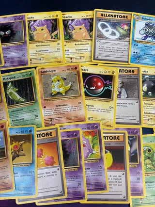 Lotto Carte Pokemon Vintage Evoluzioni