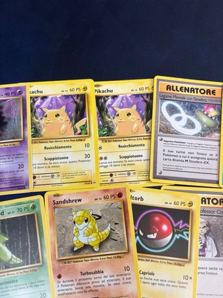 Lotto Carte Pokemon Vintage Evoluzioni